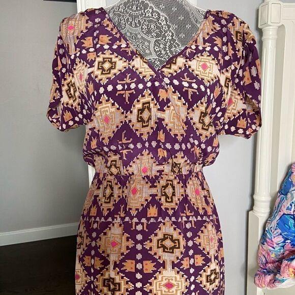 Ella moss silk dress - Picture 2 of 4